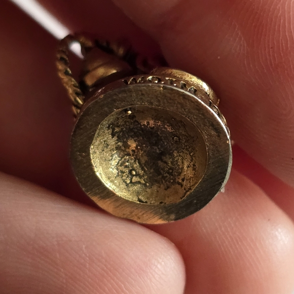 Vintage pendant WOTM telephone phone rotary Women of the Moose LOOM - Picture 12 of 12